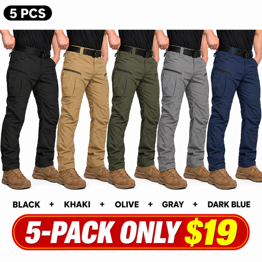 Ripstop Water Resistant Cargo Tactical Pants Lightweight Breathable EDC Outdoor Hiking Work Pants 8 Pockets