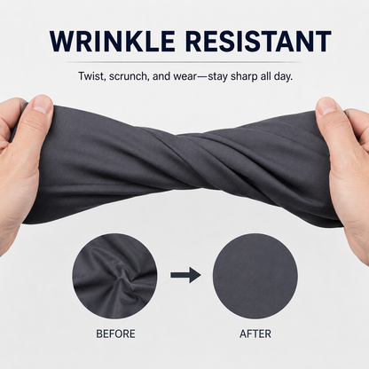 👍🔥Limited-Time Promotion-High Waisted Plicated Side Pocket Straight Leg Work Pants