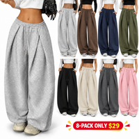 9-PACK ONLY $29-Light Gray + Brown + Navy Blue + Olive Green + Black + Cream + Charcoal Gray + Pink