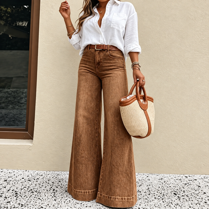👍🔥Limited-Time Promotion-Loose Fit Baggy Oversized Straight Leg Denim Jeans with Pockets