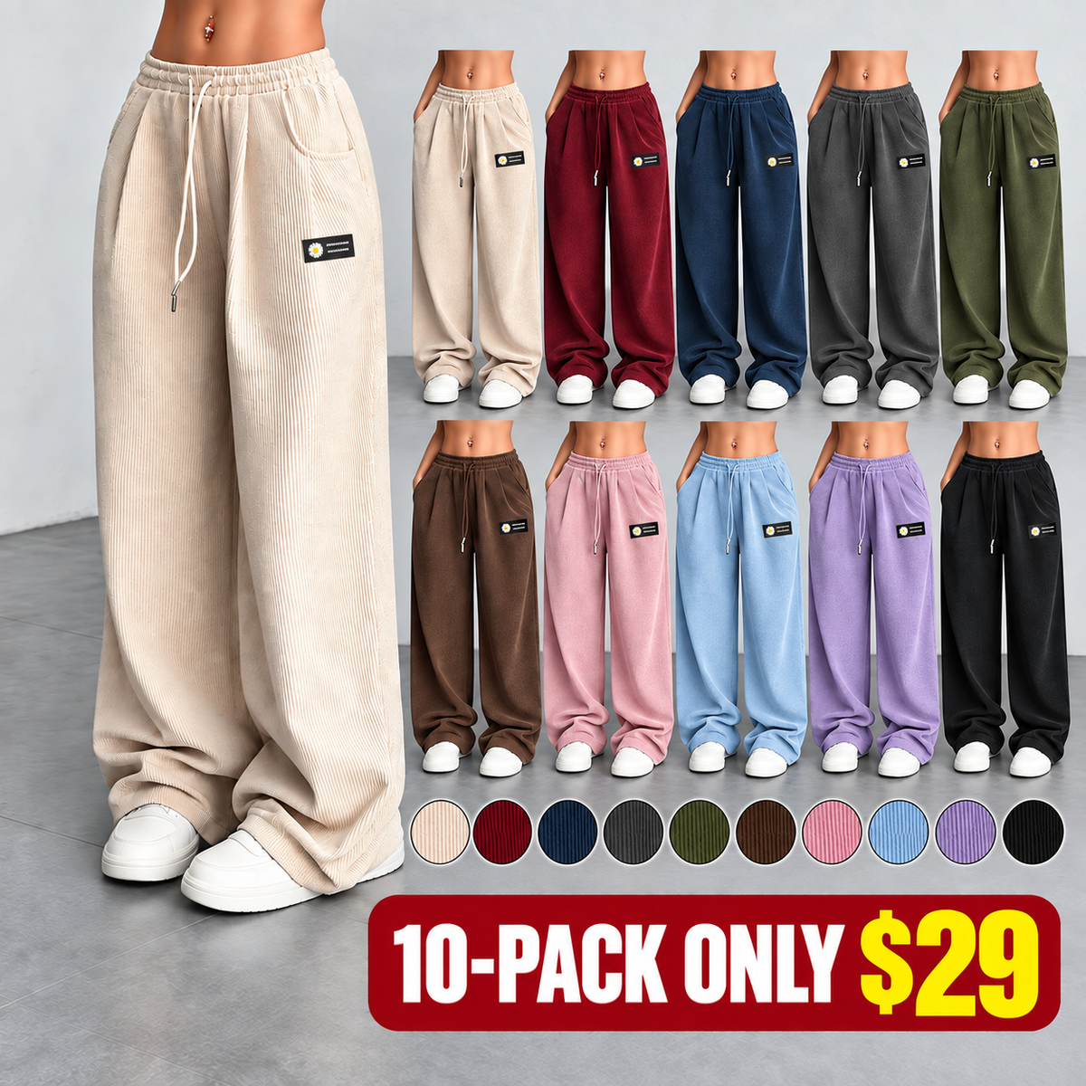 Women's Corduroy Casual Pants