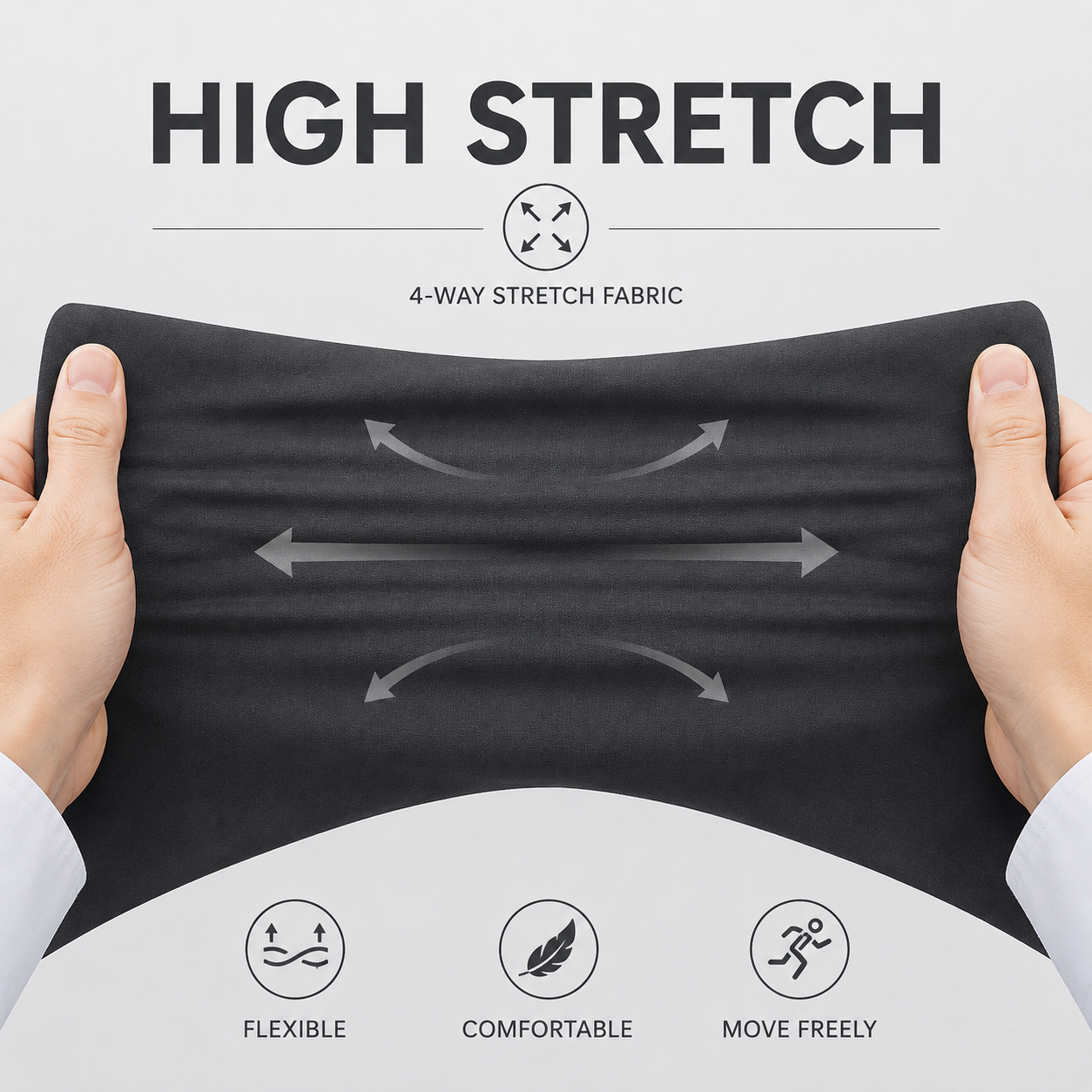 👍🔥Limited-Time Promotion-High Waisted Plicated Side Pocket Straight Leg Work Pants